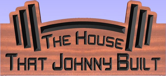 The House That Johnny Built sign